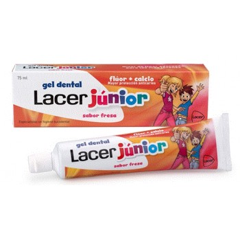 Lacer Junior Gel Dental 75 ml Fresa