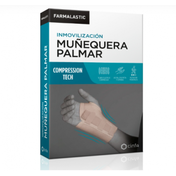 FARMALASTIC Inmovilización Muñequera Palmar Talla M Beige