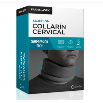 FARMALASTIC Collarín Cervical Adulto Gris