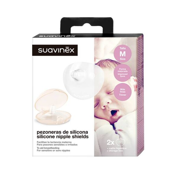 Suavinex Pezonera de Silicona TU, 2 Uds