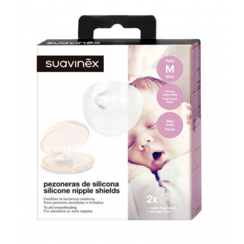Suavinex Pezonera de Silicona TU, 2 Uds