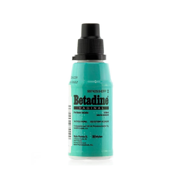 BETADINE Vaginal 100mg/mL Solución Vaginal 125 mL