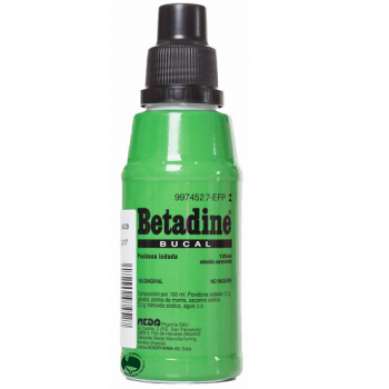 BETADINE Bucal 100mg/mL Solución Bucal 125 mL