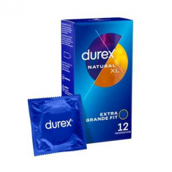 DUREX Preservativo Natural XL 12 Unidades