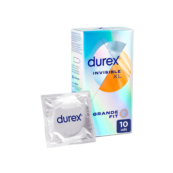 DUREX Preservativo Invisible XL 10 Unidades
