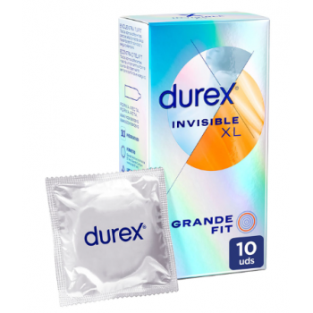 DUREX Preservativo Invisible XL 10 Unidades