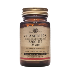Solgar - Vitamina D3 (colecalciferol) 2200 Ui (55 µg) -...