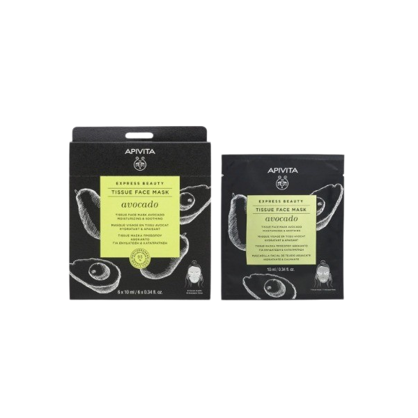 Tissue Face Mask Avocado Apivita