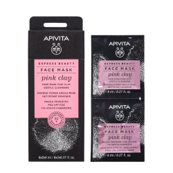 Face Mask Pink Clay Apivita