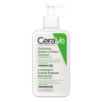 CeraVe Limpiadora Crema-espumosa Hidratante 236mL