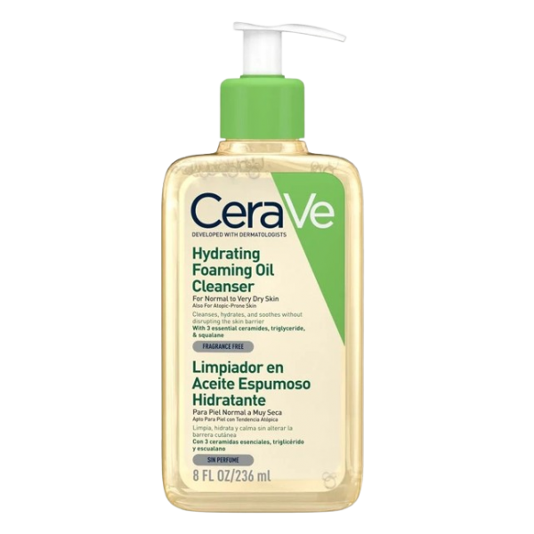 CeraVe Limpiador en Aceite Espumoso Hidratante...