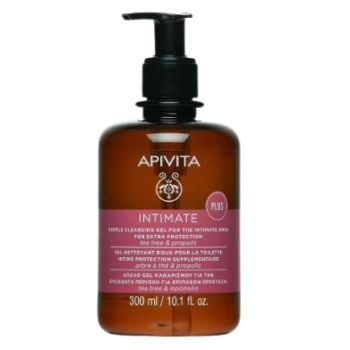 Apivita Intimate Plus Gel Limpiador Zona Íntima Protección Extra 300mL