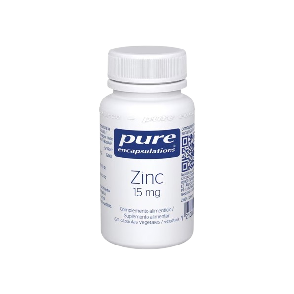 PURE ZINC 15MG 60 CAPS