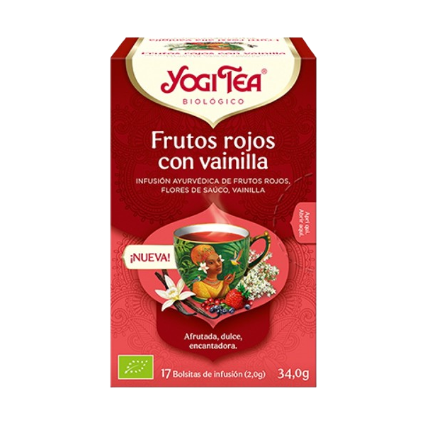 Yogi Tea Frutos Rojos con vainilla
